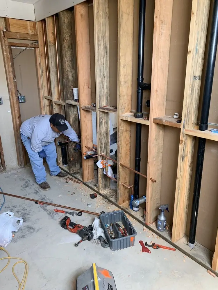 Commercial rough-in plumbing for Water Heater Replacement in Waynesboro